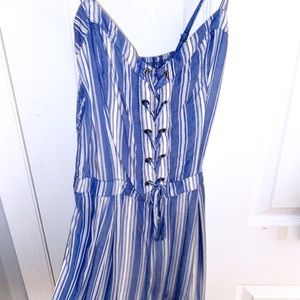Striped romper